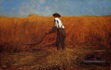  pittore - Le vétéran dans un nouveau champ aka buchet réalisme peintre Winslow Homer